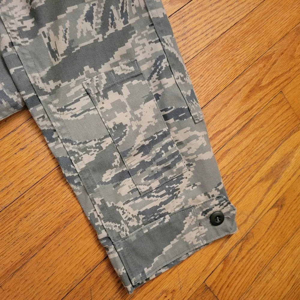 4 US Air Force 10R Utility Coat Grey‎ Digital Tiger Stripe Camo Jacket Military